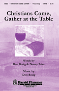 Christians, Come Gather at the Table SATB choral sheet music cover